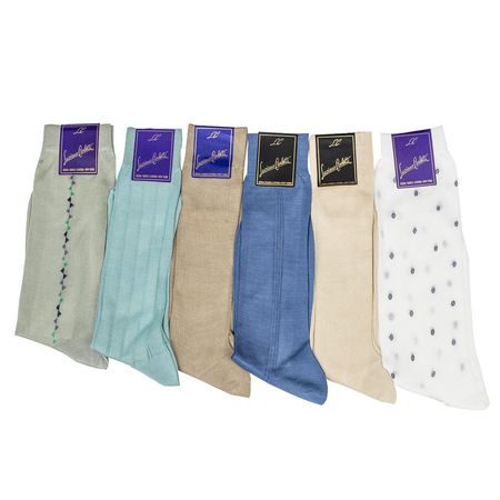 PACK X6 MEDIAS ITALIANAS MULTICOLORES XII 