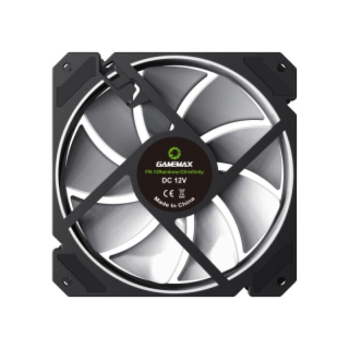 Fan Gamemax Para Gabinete Vista BK PWM FN12A-C8I ARGB - Vista 4