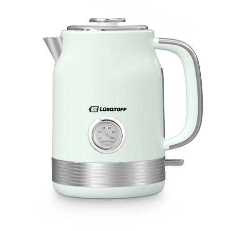 Pava Eléctrica Vintage Lusqtoff con filtro y corte de hervor 1.7 Lts