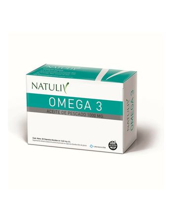 Natuliv Omega 3 Aceite de Pescado 1000mg 30 Capsulas
