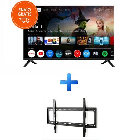 Combo Smart Tv 32" BGH B3226G5G Google TV + Soporte LCD Wall Mount 26" a 63" de Regalo