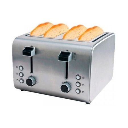 Tostadora 4 Panes Peabody PE-T8520 Color Acero inoxidable