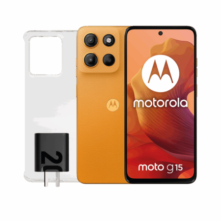 Celular Motorola Moto G15 SE 256GB Sunrise Orange