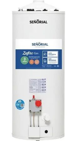 Termotanque Señorial Zafiro 50 Litros Gas Natural
