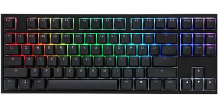 Teclado Gamer Ducky One 2 RGB TKL Kailh Box Red Switch Double Shot Pbt Mecanico