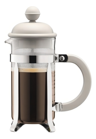 CAFETERA CAFFETTIERA 3 POCILLOS BODUM BLANCO