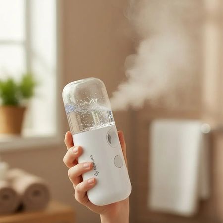 Nano Pulverizador Facial Dehuka - Hidratacion Piel Y Ojos - Portatil Usb - Neblina Fina - Ideal Para Skincare Y Viajes
