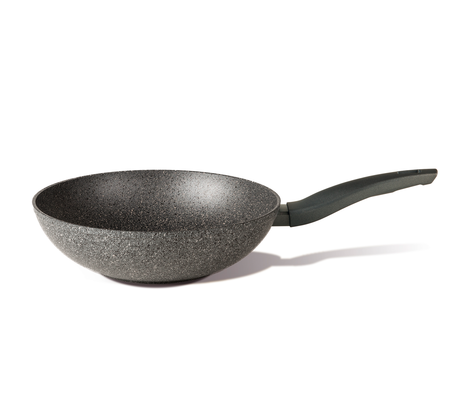 Wok 28cm Antiadherente TVS Mineralia Apto Inducción