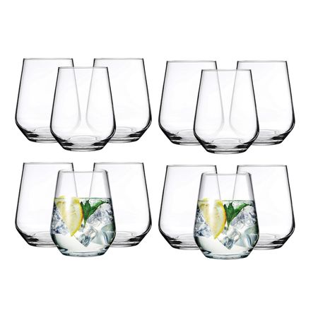 Set X 12 Vasos Copon Sin Pie Vino Pasabahce Allegra