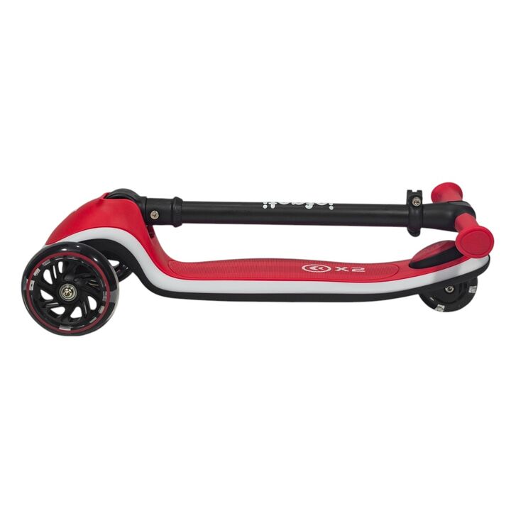 Monopatín plegable con luces LED Infanti rojo - Vista 10