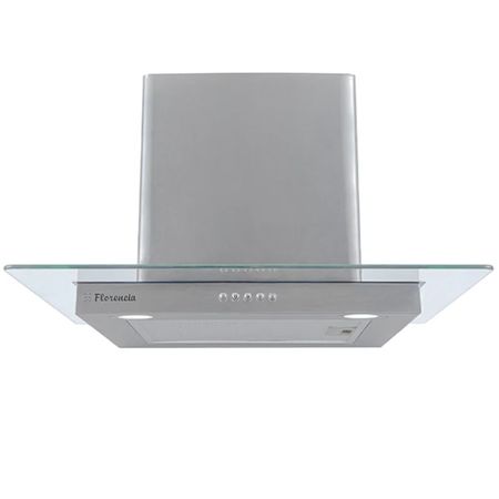 Campana Extractora Acero Inoxidable Y Vidrio 60 Cm Florencia Cr60v