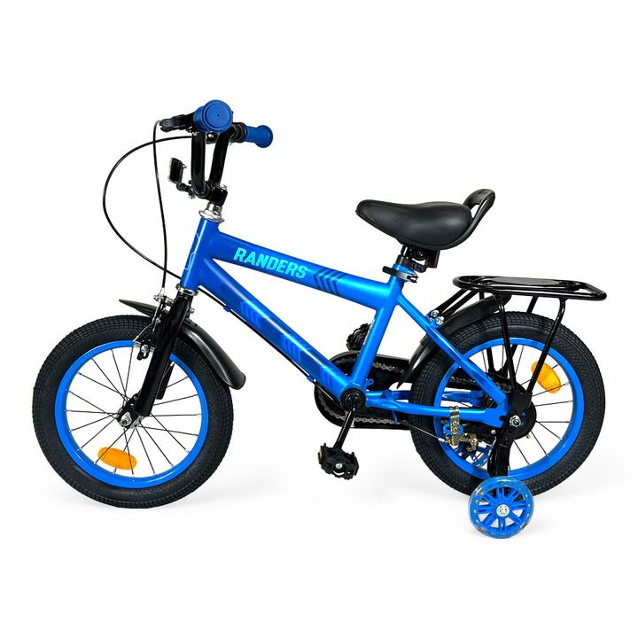 Bicicleta Randers Beater - R14 - Infantil - Azul Mate con rueditas - Vista 2
