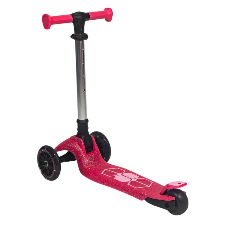 Monopatín plegable con luces LED Infanti Jelly rosa - Vista 3