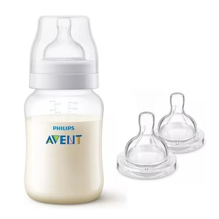 Set Mamaderas Anticolic Avent (125, 260 Y 330Ml) ( SCD809/41)