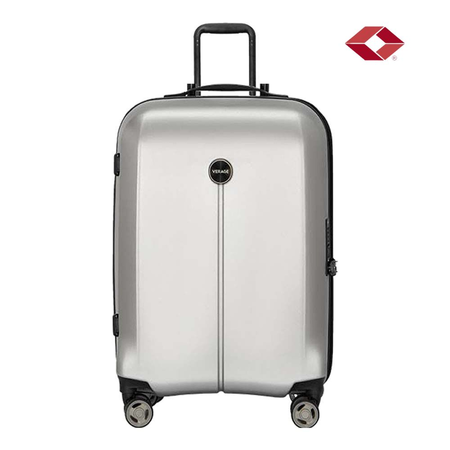 Valija Mediana Expandible Verage Houston Ruedas 360 Plata