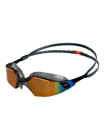 Antiparra Speedo Aquapulse Pro Mirror Unisex Natación Negro