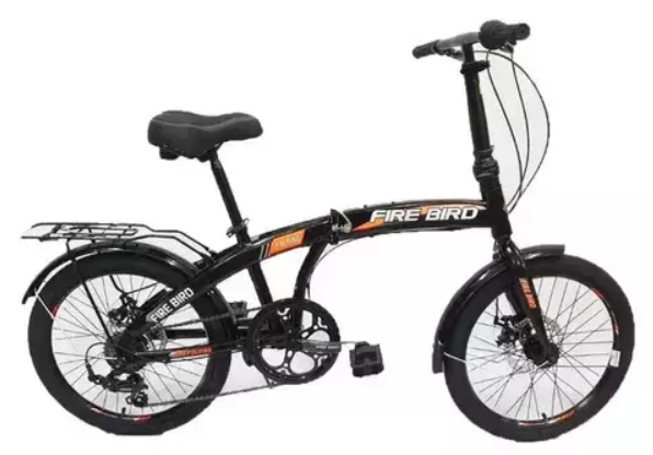 BICICLETA PLEGABLE FIREBIRD CURVE RODADO 20 6V SHIMANO - Vista 2