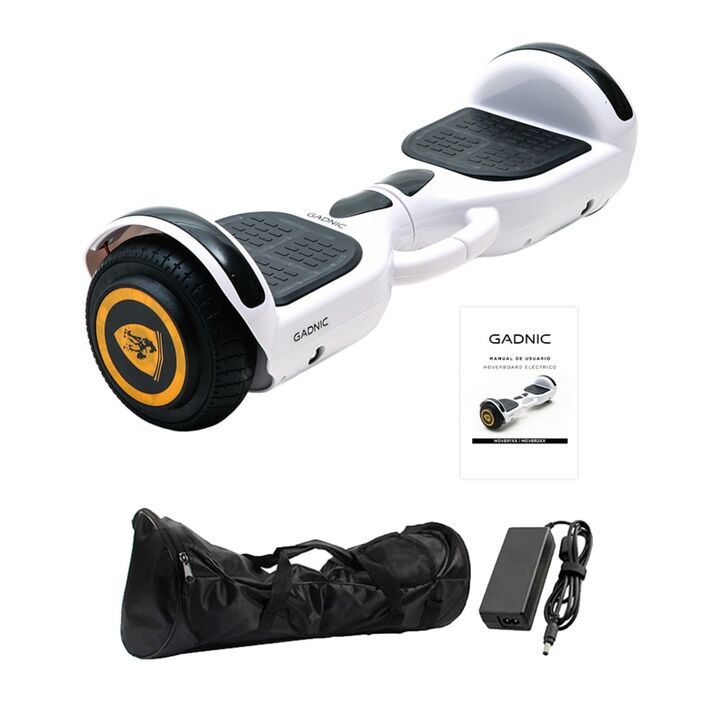 Patineta Electrica Gadnic Hoverboard 65 Pulgadas 250W Carga Máxima 100 kg Autonomía 6-8 km Batería Litio 1,8Ah - Vista 6