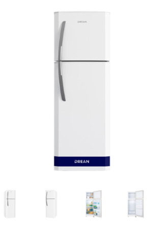 DREAN HELADERA HDR-280F00B C/FREEZER 264LT BLANCA