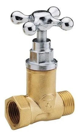 Llave De Paso Fv P/caños Hierro C/cruz Fija 13mm 0474-13cr