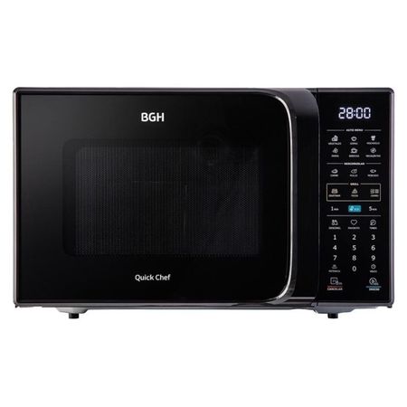 Microondas Grill BGH Quick Chef 28L Negro B228DN20