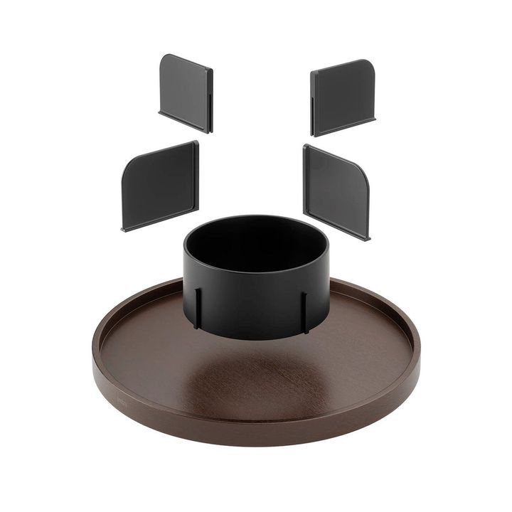 Tabla De Madera Organizadora Especias Umbra Madera Negro - Vista 3