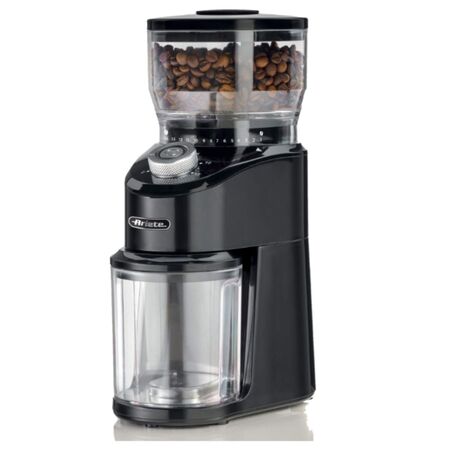 Molinillo De Café Ariete Negro 14 Niveles 2 A 12 Tazas