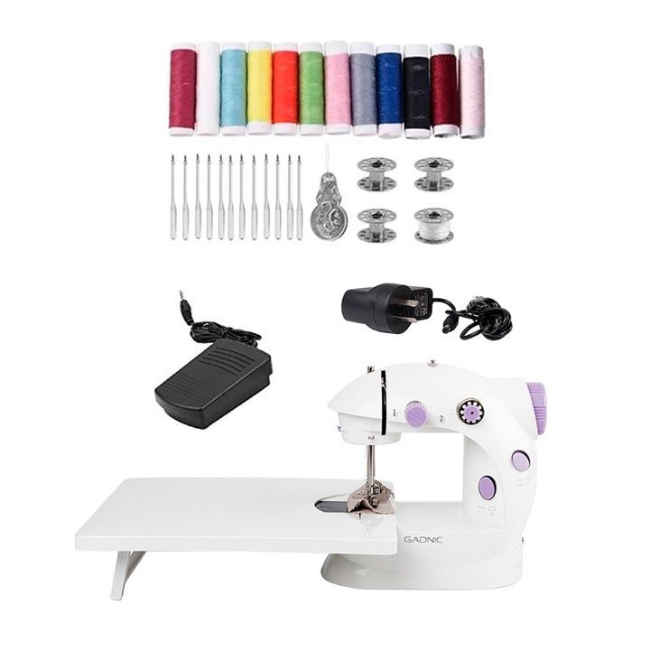 Máquina de Coser Gadnic SW2000 Pro Hogareña Portátil Con Mesa y Accesorios 2 Velocidades Luz Led - Vista 6