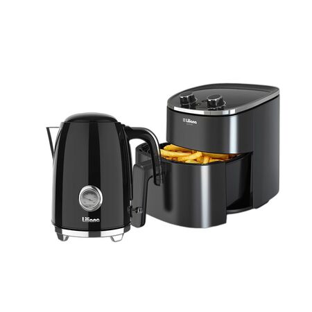 Combo Freidora Liliana AF930 1400W 3,7L + Pava Eléctrica Liliana AP990 2000W