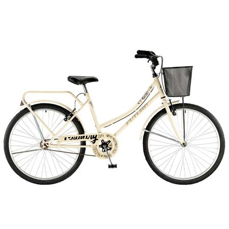 Bicicleta de Paseo Futura 3577 Country Rodado 26 Hueso