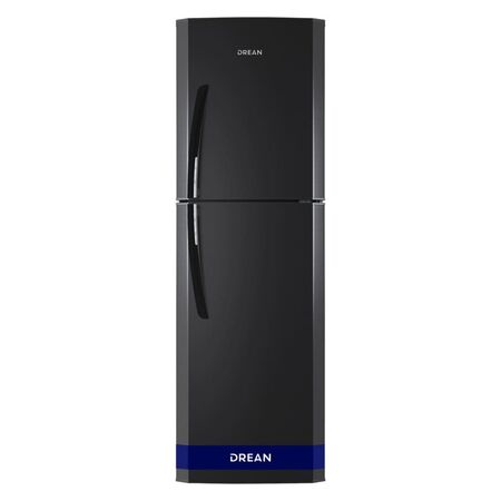 Heladera Con Freezer Drean HDR320F50N 314 Lts Black Steel