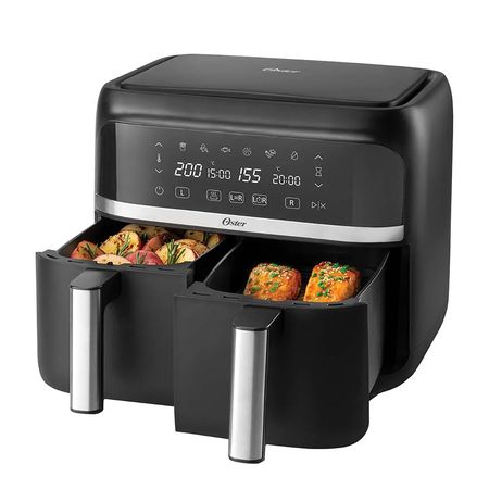 Freidora de Aire Oster KSTAF7MCDDF054 Airfryer Dual 7.6L