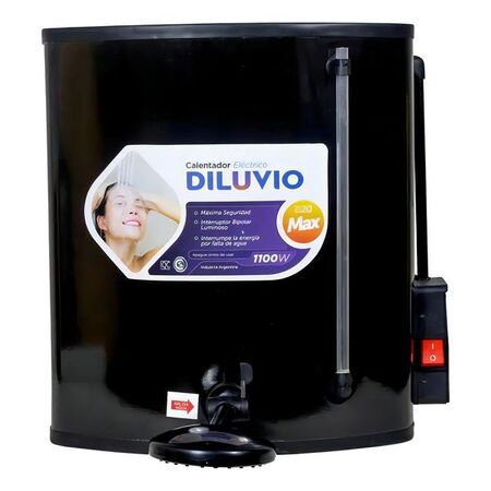 CALEFON ELECTRICO DILUVIO 20 LTS COLOR NEGRO