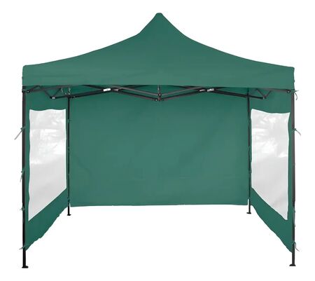 Gazebo Plegable Con Pared 3x3 Gaze02 Black Jack Verde