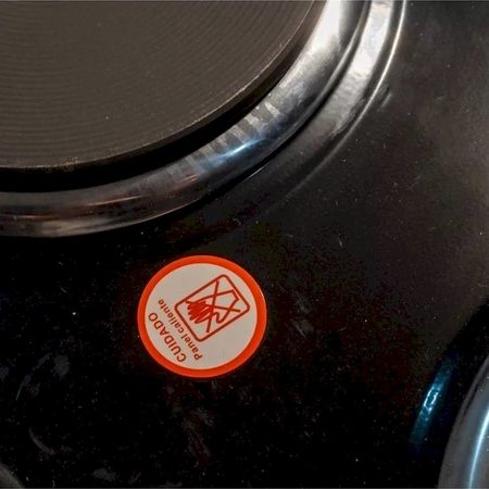 Anafe Kanji Kjh-Hp2200 2 Hornallas Electrico.Negro