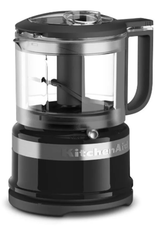 Picadora / Mini Procesadora de Alimentos KitchenAid KFC3516 240W Bowl 3.5 Tazas Cuchilla de Acero Inoxidable Onyx Black