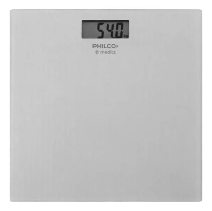 Balanza De Vidrio Templado Philco Hasta 180kg Bap2011pi Color Blanco - Vista 1