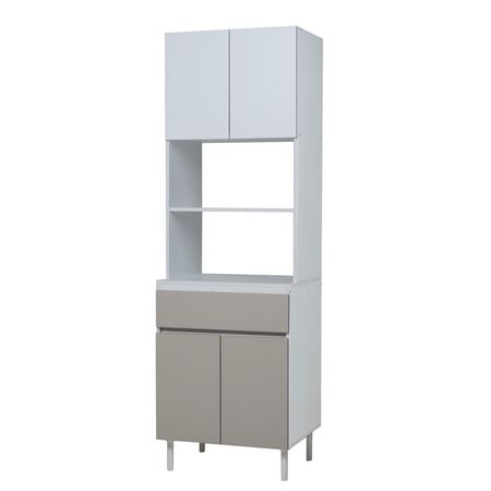 MULTIUSO PORTA HORNOS LIVORNO 60CM 4 P+ 1 C BEIGE AVELLANA
