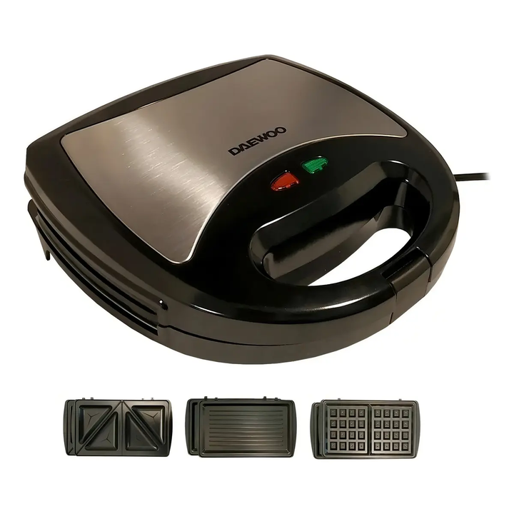 Sandwichera Daewoo 3 En 1 Grill Waffles Sandwich - Vista 2