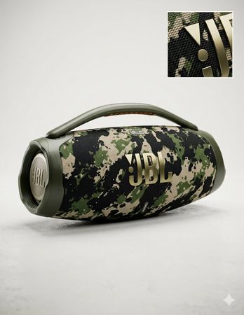 PARLANTE PORTATIL JBL BOOMBOX 3 BT CAMUFLADO