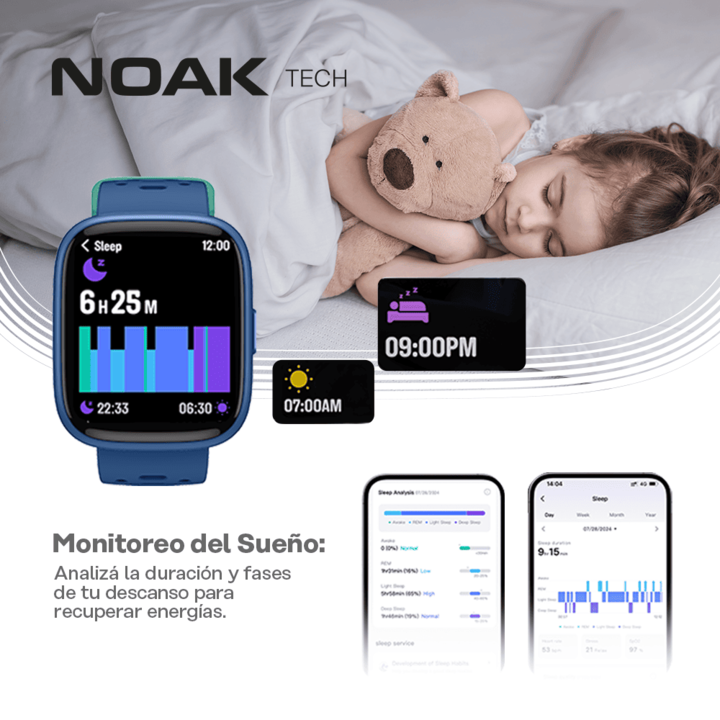 Smartwatch Noak Bloom 1 Niños con Juegos 1.83" TFT-LCD IP68 - Vista 8