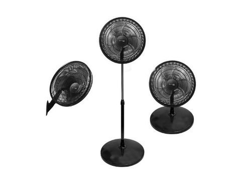 Ventilador De Pie 18p 3 Aspas Wbvpwb18m Whitenblack