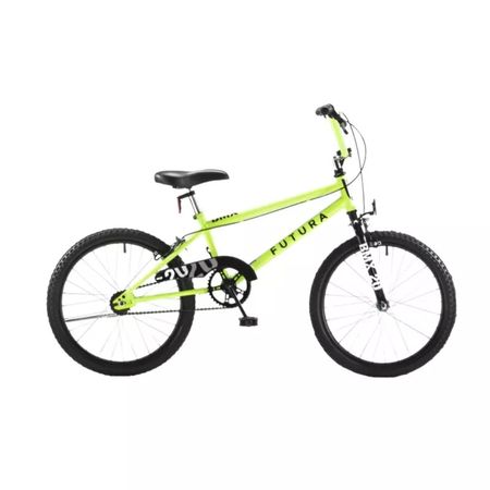 Bicicleta Bmx Futura Oversize Racer Kids R20 Amarillo
