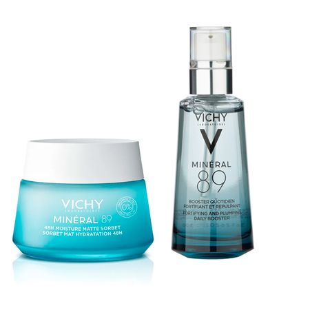 Set Vichy Mineral 89 Booster 50m + Gel Moisture Matte Sorbet