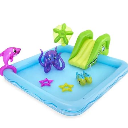 Pileta De Lona Inflable Bestway Juego Acuario 2.38 X 2.06 Cm