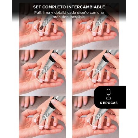 Torno Para Uñas Gadnic con Pantalla Táctil LCD