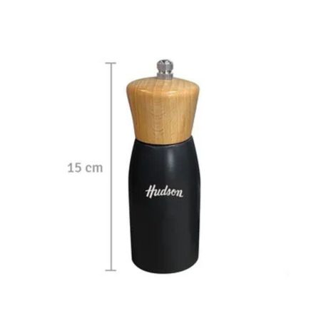 Molinillo De Madera Laqueado 15CM Negro Hudson