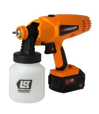 Pistola Para Pintar A Bateria 900cc Lusqtoff Ll-32 330ml/min