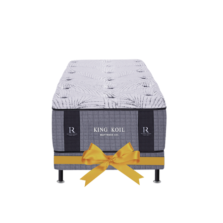 Colchon King Koil Lexington 1 Plaza y media 100x190  de Resortes y Espuma Inteligente + Sommier de Regalo