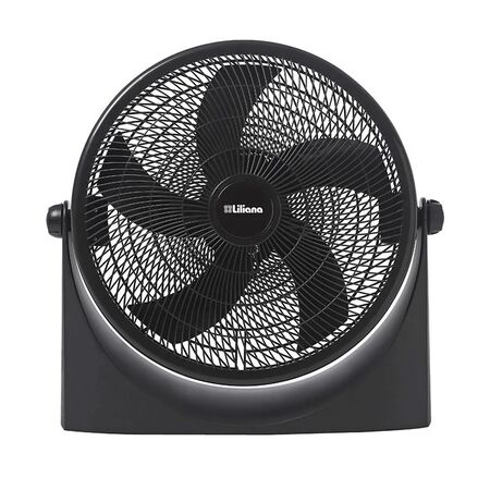 Ventilador Turbo Liliana Piso/Pared 20" 5 Aspas 90w Negro VVTF20P